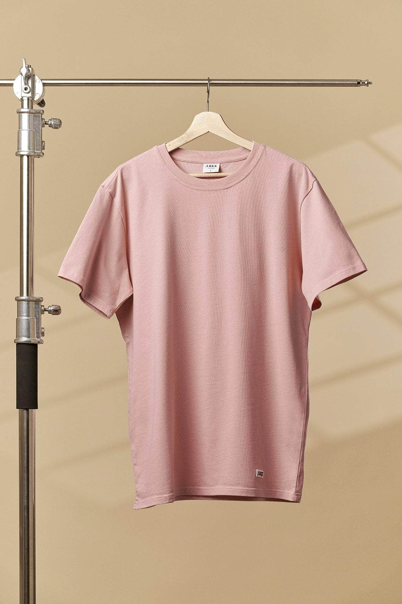 ARKK Apparel ARKK Box Logo Tee | Rose Blush T-Shirt